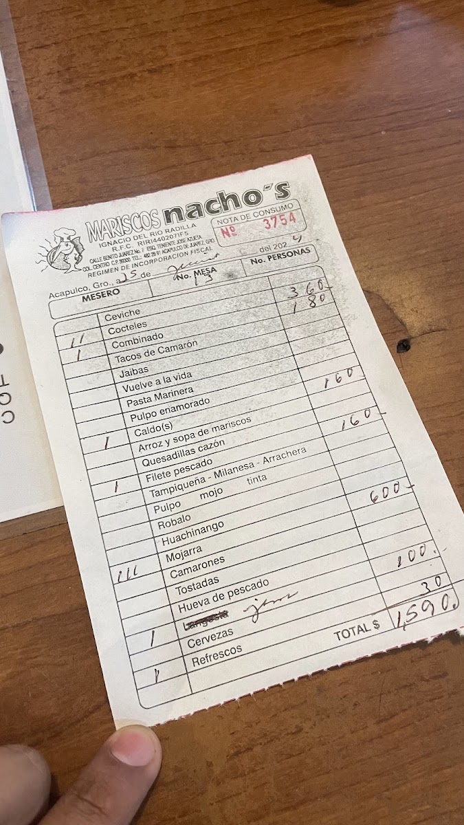 Mariscos Nacho's Acapulco Menu - Image 3
